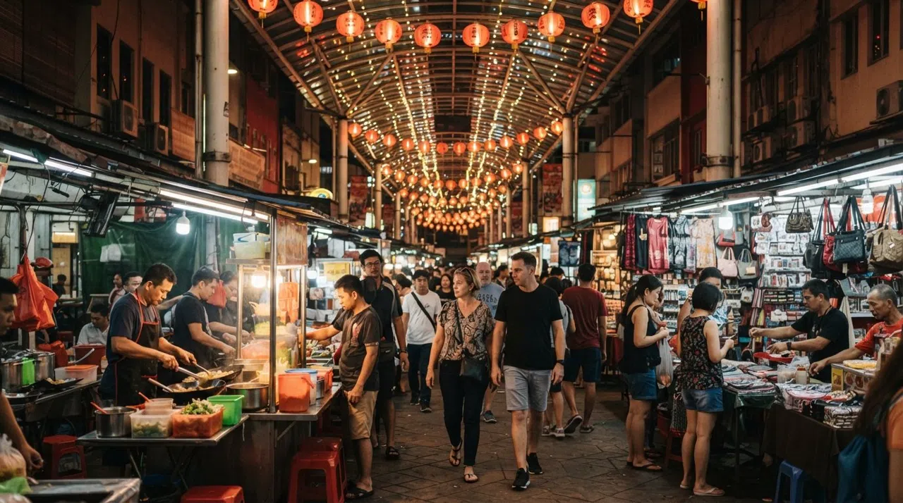 Chinatown y Petaling Street, Kuala Lumpur: El viejo KL después del anochecer